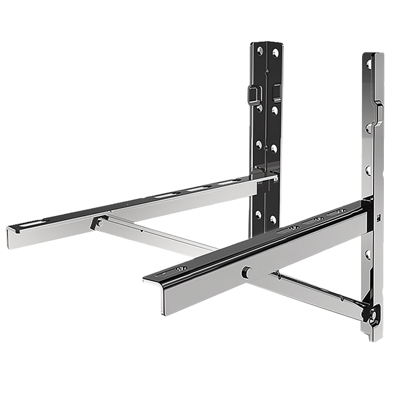 Beishi Stainless Steel Air Conditioner Bracket, Side Hanging Bracket for Outdoor Unit, Stainless Steel Horizontal Hanging Air Conditioner Outdoor Unit Bracket, 3P