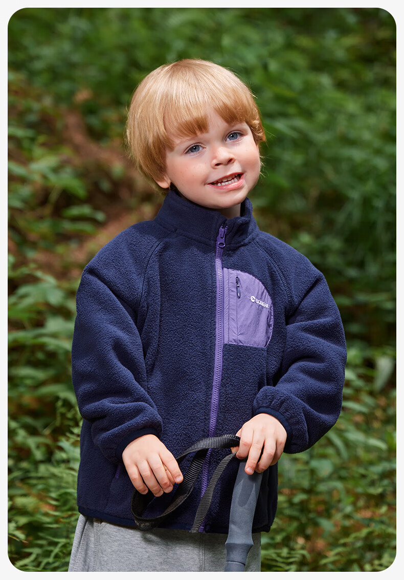 Ciciibear [Physical Anti-Static 7A Antibacterial] ciciibear Baby Fleece Jacket Boys and Girls Autumn Children's Warm Coat 7
