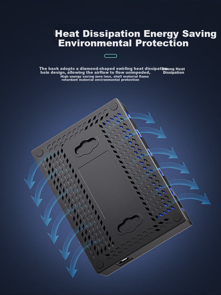 OAMLink, 8-Port Gigabit Switch, for Home And Dormitory Use, Office Splitter, Metal Shell, OAM-6000 2