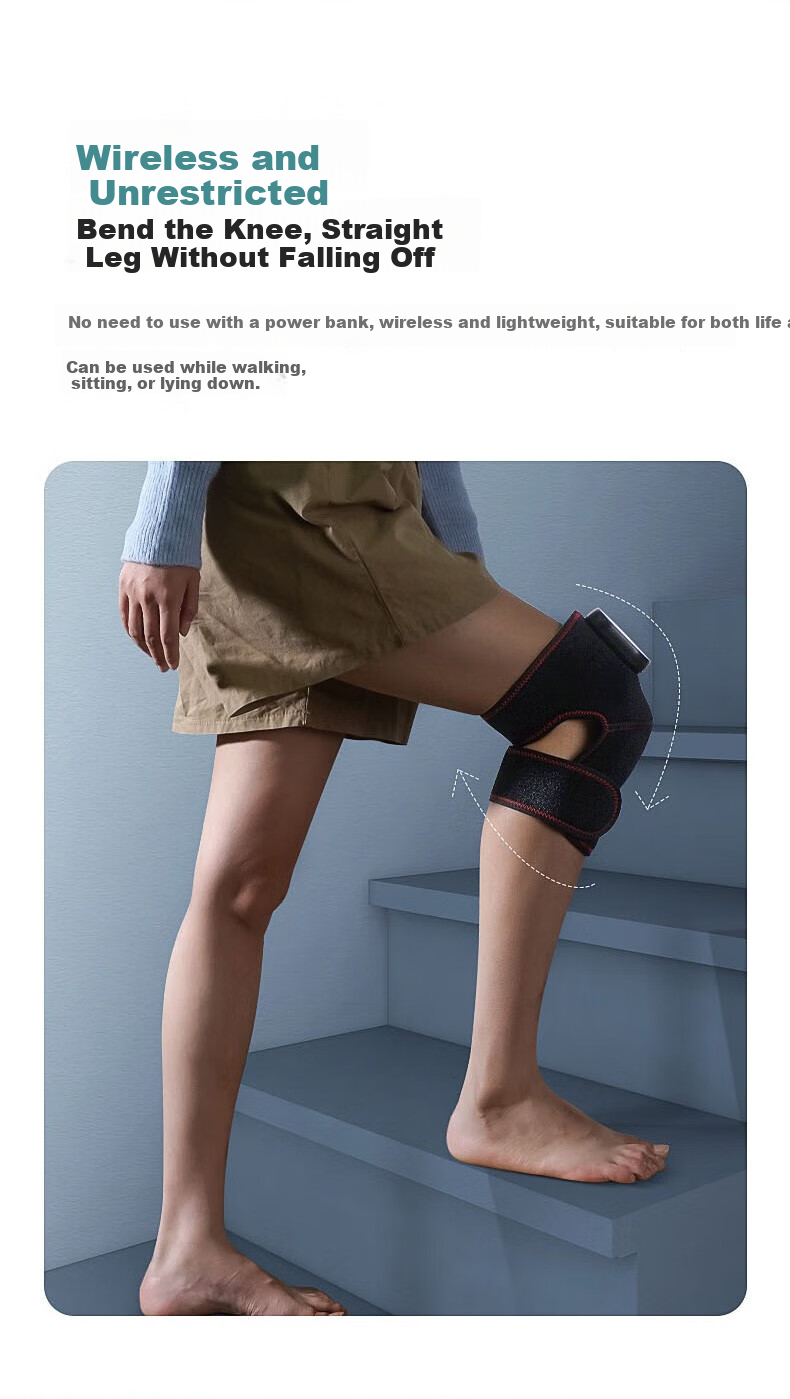 Aijiaoshou Knee Heating Leg Massager, Heated Knee Protector, Warmth for Elderly Parents, Birthday Gift 15