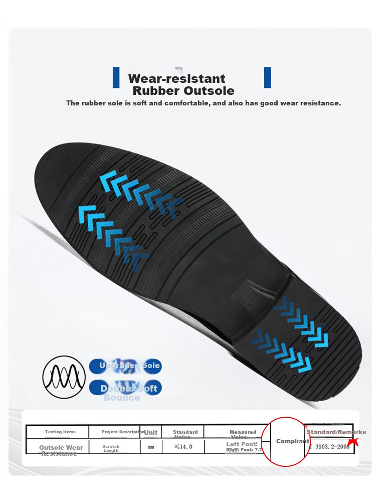 Zhengtai British Men's Leather Shoes, Low-Top Formal Business Shoes, Lace-Up Glossy Leather Shoes for Men, JZ0186 Black Height-Increasing Style, Size 39 9