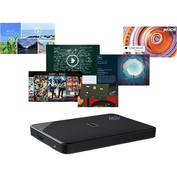 Внешний жесткий диск Western Digital WD Elements SE, 4 ТБ, портативный, USB 3.0, черный