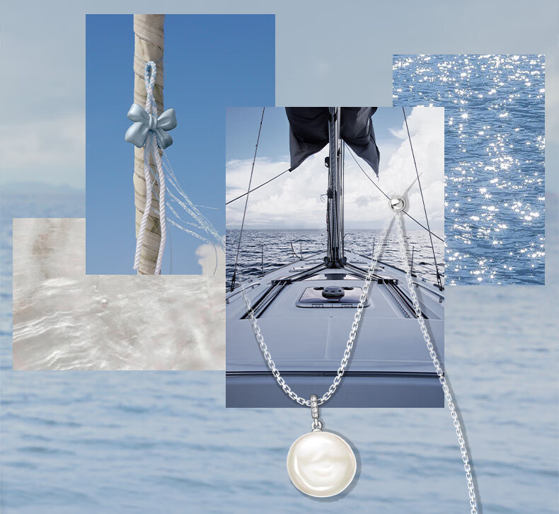 HEFANG Button Pearl Long Necklace Luxury Birthday Gift for Girlfriend Wife 3