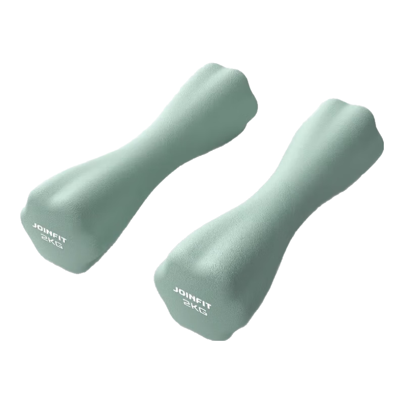 JOINFIT Small Dumbbell for Women's Home Fitness, Waist-Shaping Bell, 2kg Blue-Green Pair, F.S.005DF-J