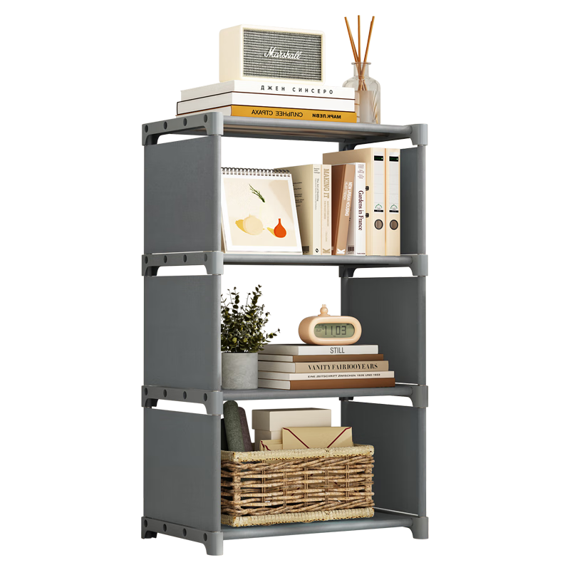 Leaijia Simple Bookshelf, Floor-Standing Storage Rack, Student Desk Bookshelf, Dormitory And Home Multi-Functional Storage Shelf