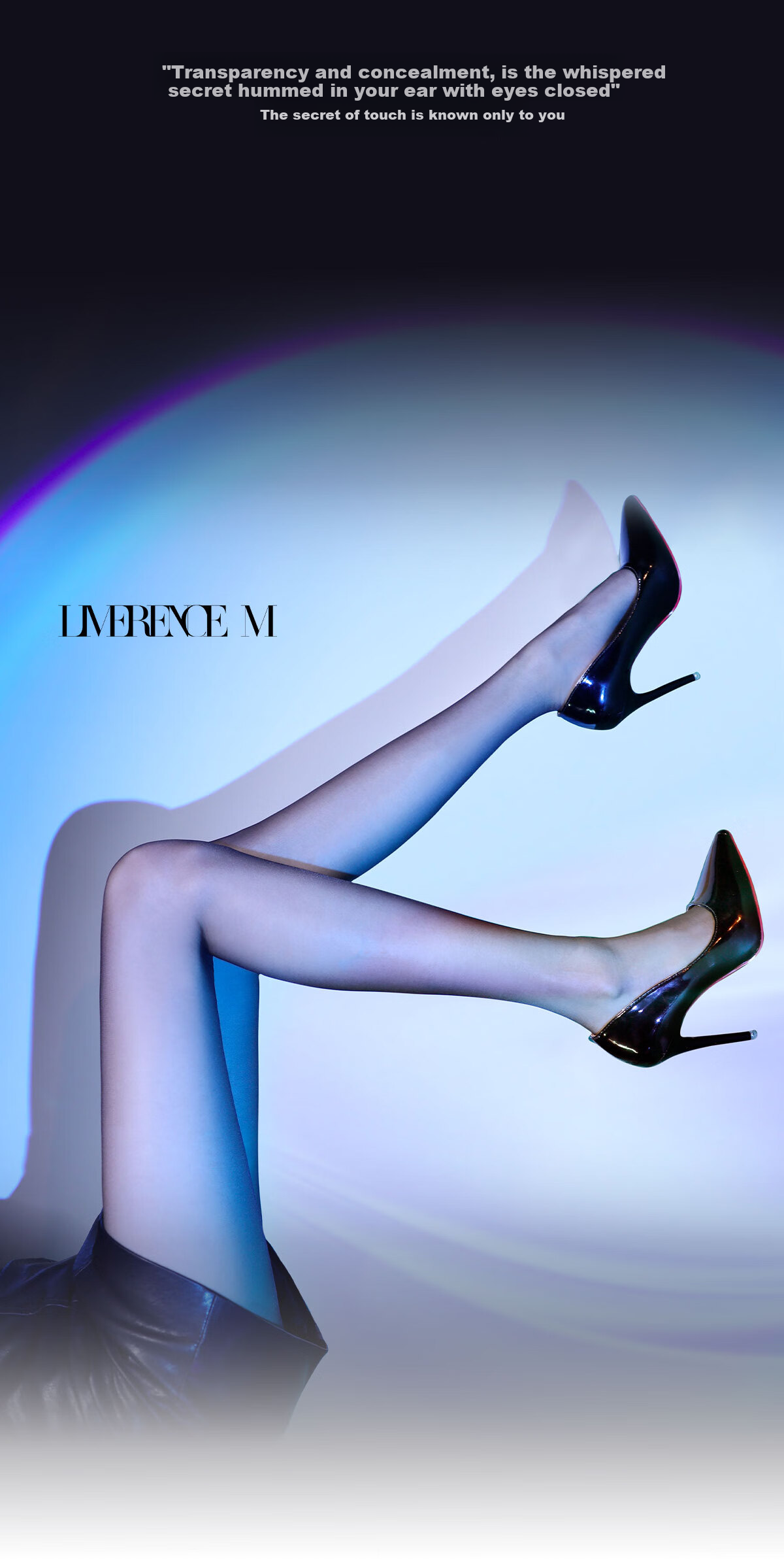 Limerence M [0.01] High-Waisted Seamless Ultra-Thin Silky Pantyhose with Deep Crotch, Jade Color, Size M (Crotch-Closed Style) 5