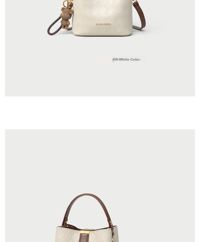 YUYULA Leather Handbag, Women's Crossbody Bucket Bag, Commuter Luxury Shoulder Bag, Birthday Gift for Wife Or Girlfriend on May 20th 8