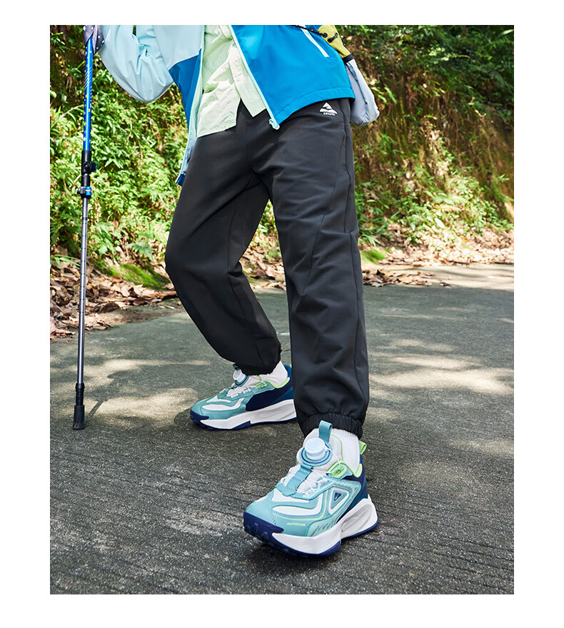 ERKE Kids Boys Sports Pants Casual Versatile Black 160 13
