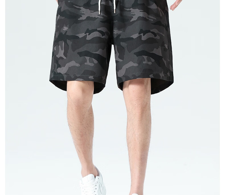 LangSha Men's Summer Breathable Lightweight Loose Casual Outdoor Quick-Dry Running Fitness Ice Silk Shorts 2