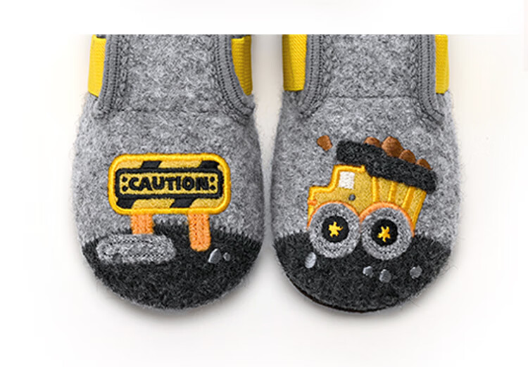 Xiaorong Home Shoes Big Truck Boys' Kids Shoes 2-5-8 Years Spring Autumn Winter Soft Sole Non-Slip Floor Shoes Sewn Comfortable Warm 15