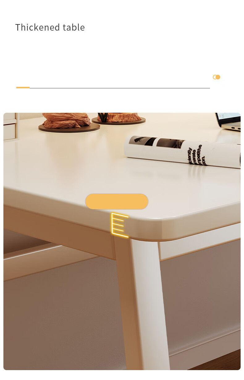 Churong Computer Desk, Desktop Study Table for Home Use, Simple Bedroom Learning Desk, Writing Desk, Office Desk, Gaming Table BGZ786 8