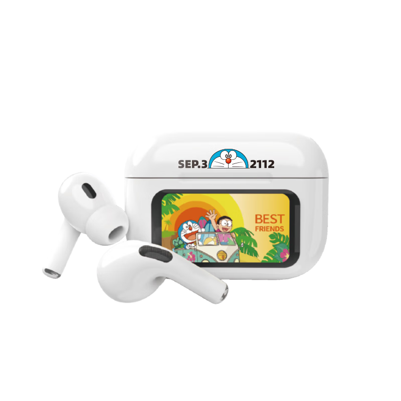ROCK Doraemon Touchscreen Bluetooth In-Ear Earphones Soft Earplugs Noise Cancelling Call Long Battery Life Lossless Sound Sports Gaming Valentine's Day Gift for Men and Women