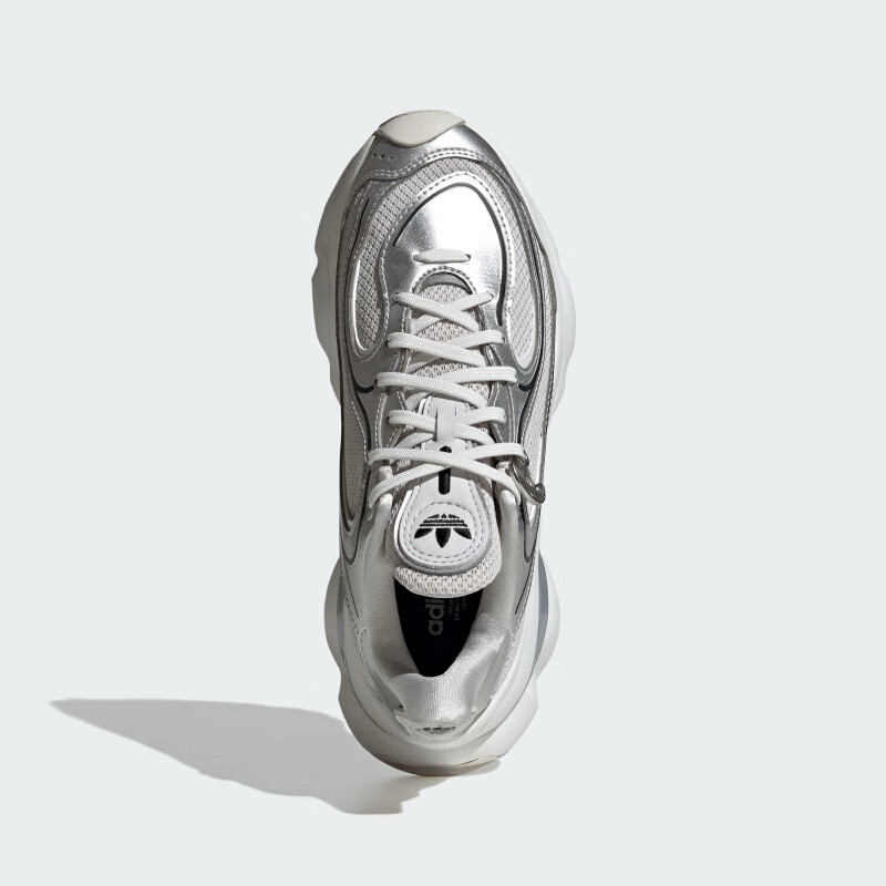 Adidas Trefoil Series, Women's OZVENUZ W Casual Shoes, KI0557, Metallic Silver, Size 36.5 5