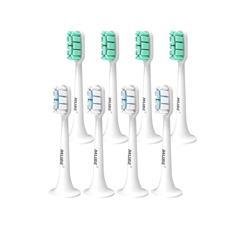 MUBE Compatible Xiaomi Electric Toothbrush Heads T300/T500/T700/MES601/MES602 Mijia Youth Edition MI Universal Replacement Brush Heads Upgraded Flagship Model