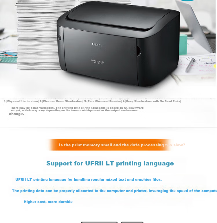 Canon LBP6018L+ A4 Black And White Laser Single-Function Printer (Fast Printing/energy-Saving And Eco-Friendly, Home Use) 5