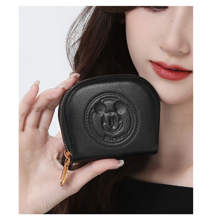 Disney Mickey Mouse Card Holder, Women's Purse, Ladies' Wallet, ID Holder, Coin Purse, Birthday Gift for Girls 12