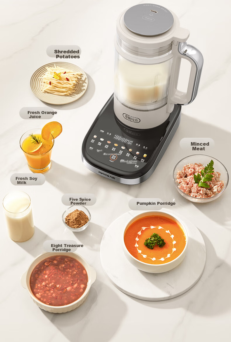 Joyoung High-Speed Blender, Home Use, Self-Cleaning, Fully Automatic, Multifunctional, 1.75L, Variable Frequency, Quiet Operation, Juicer, No-Beating Soy Milk Maker, Xiaofangtang B1 2025 Upgraded Versio 20