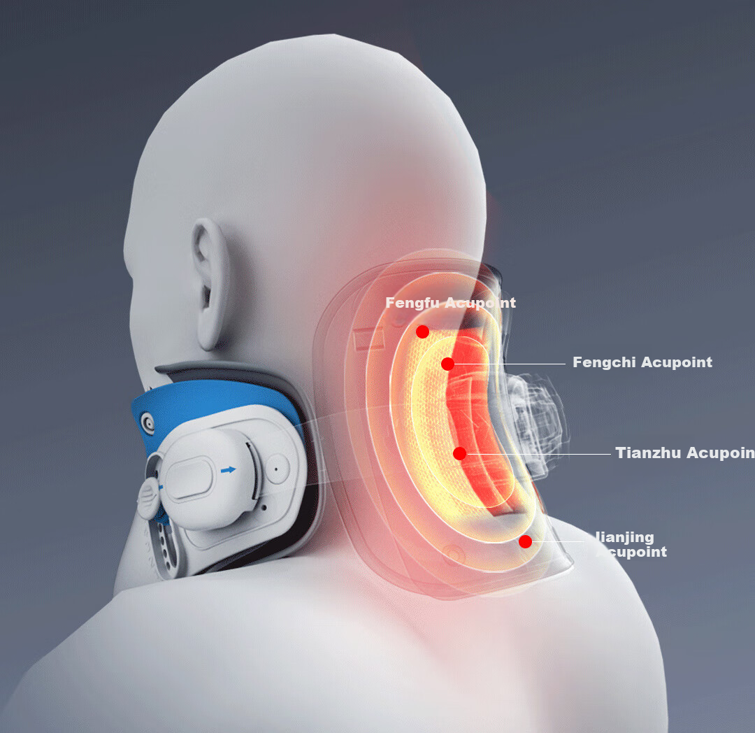 KCOTSON Neck Fixator HC60 Graphene Electric Cervical Heat Therapy Massager, Smart Neck Brace Traction Device, Correction Fixator, Birthday Gift for Parents, Boyfriend, Practical Present 12