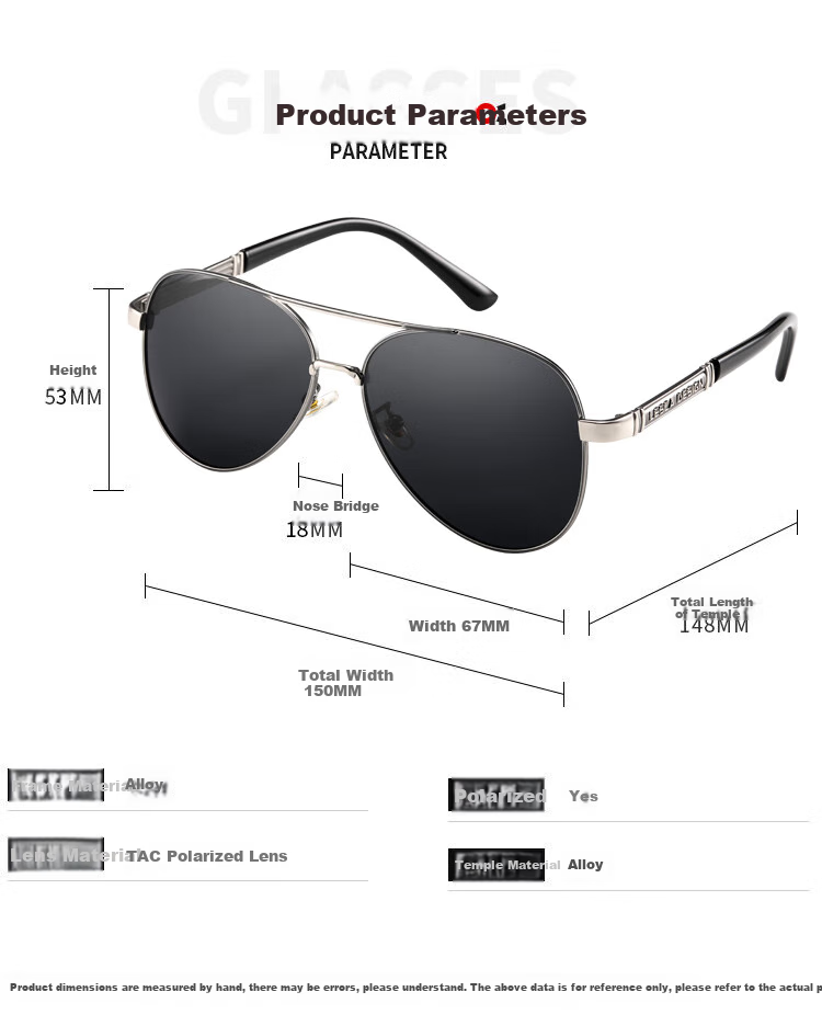 GOGOSOON New Pilot Sunglasses for Men, Driving-Specific Glasses, Photochromic Polarized Driving Sunglasses, Light-Sensitive Day And Night Fishing Sunglasses 12