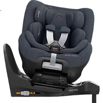 Автокресло Maxi-Cosi Mica360Pro для детей от 0 до 4 лет, сертифицированное i-Size, одобренное ADAC, с вращением на 360 градусов, цвет графитовый серый