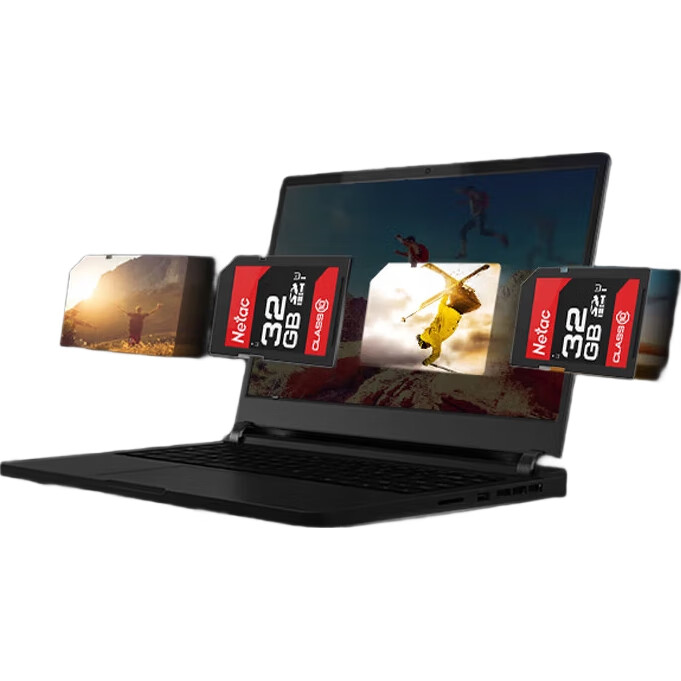 Карта памяти Netac 32GB SD U1 C10, скорость чтения до 90 МБ/с, для фотосъемки и Full HD видео