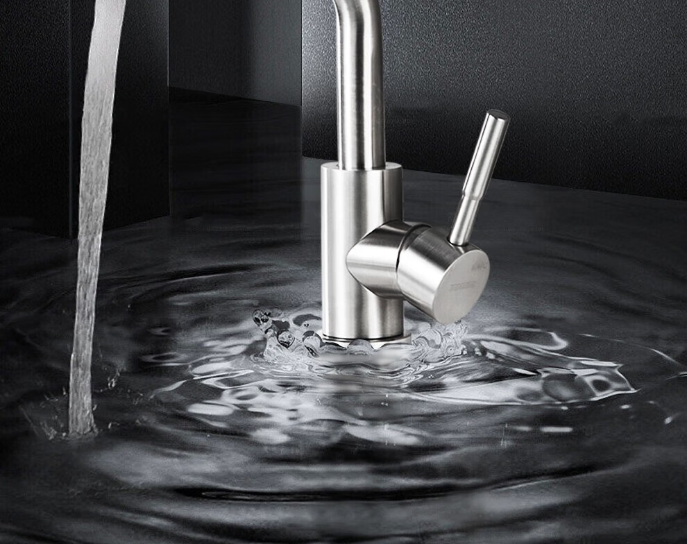 Submarine L2094B Black Stainless Steel Basin Faucet Dual Control Hot and Cold 360° Double Rotation Bathroom Sink Faucet 1