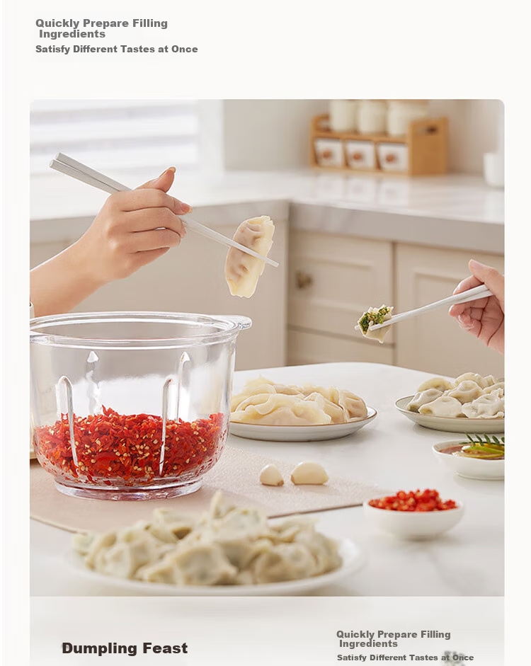 Joyoung Home Meat Grinder 2.2L Electric Multi-Functional Food Processor for Mincing Meat, Making Dumpling Filling And Garlic Paste, Stainless Steel S22-LA356 15