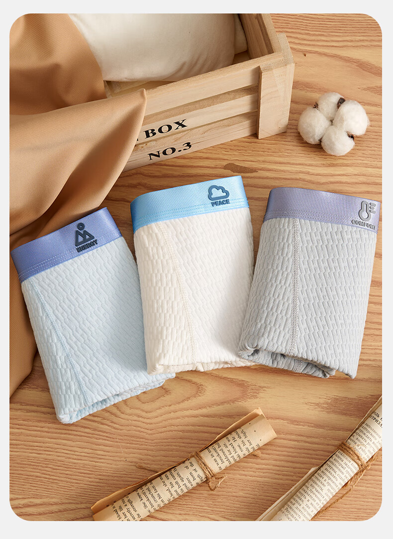 Miiow Teen Boys Pure Cotton Antibacterial Boxer Briefs for Adolescents, Students Aged 16-18, Middle and High School 6