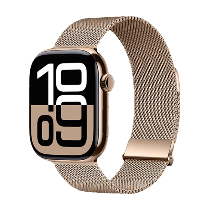 Biaodai Ge Compatible Apple Watch Band Milanese Loop Strap for Apple Watch Series 11/10/S9 SE/2/1/3 Breathable Summer iWatch S8/7 Bands 40/41/42mm for Women