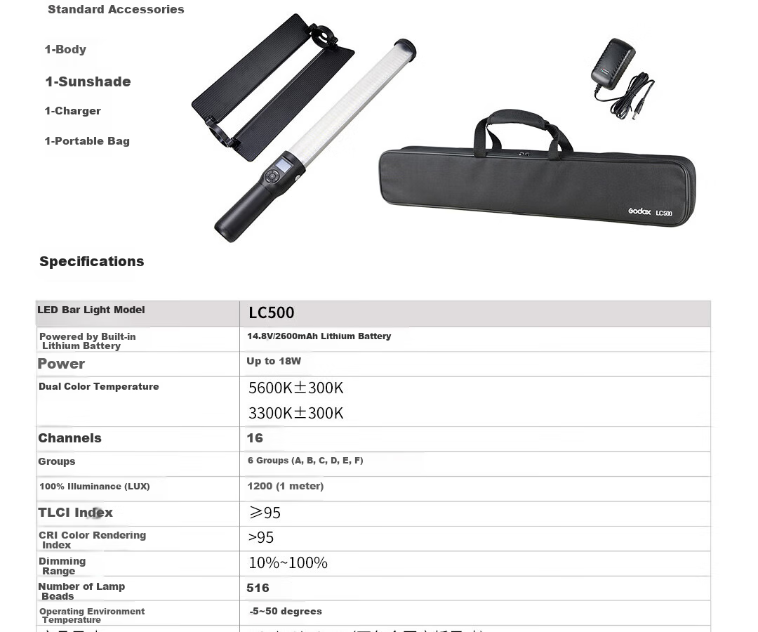 Godox LC30Bi Desktop Fill Light, Jewelry And Accessories Tabletop Shooting Video Live Streaming Constant Soft Light LED Photography Lamp 6