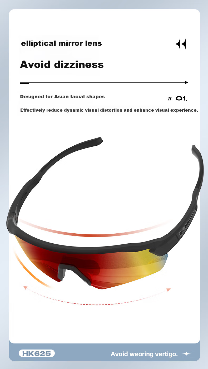 HELEN KELLER Running Glasses Outdoor Goggles Sunglasses UV Protection Fishing Driving Glasses HK625YDN90 4