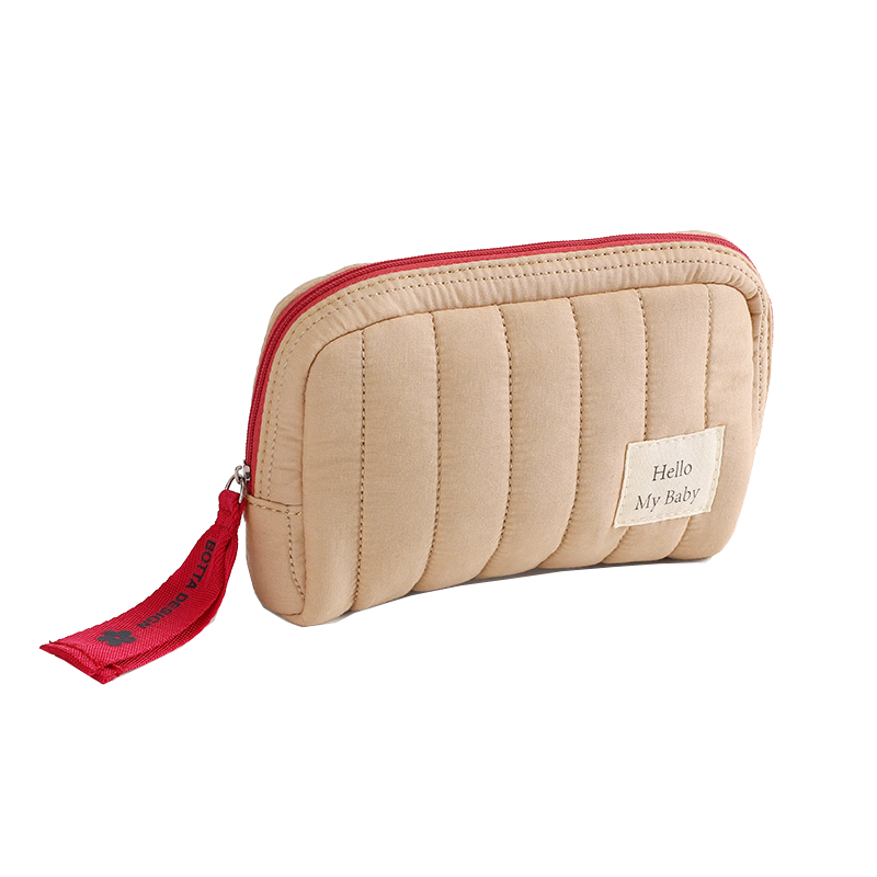 Bonayun Cosmetic Bag for Women, Portable Travel Mini Makeup Case, Lipstick Organizer, High-End Storage Bag, Simple Soft Shockproof