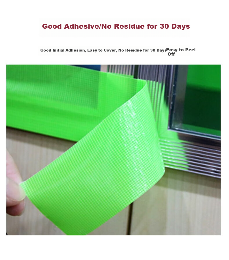 Sitoo Invisible Cloth-Based Tape, Health-Preserving Grid Tape, Furniture Door And Window Protection Tape, Sealing Strip, Easy-To Waterproof Rice Character Non-Residue Tape, Concealment Anti-Typhoon, 50mm*25m 3