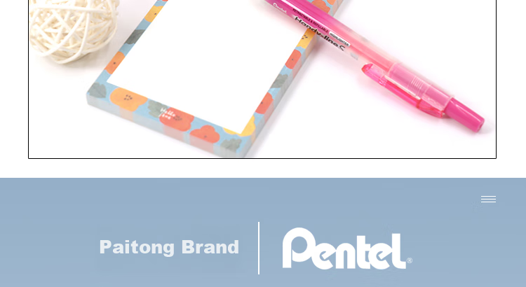 Pentel SXS15 Retractable Highlighter Pen, Journal Marker Pen, Extendable Large-Capacity Highlighter Pen with Replaceable Refills, 4.5mm, Purple 25