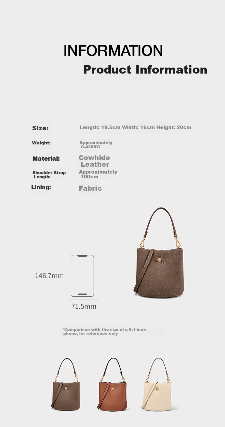 DISSONA Ladies Handbag, Commuter Tote Bag, Shoulder Bag, Crossbody Bag, Gray 2