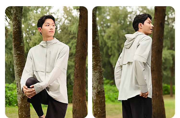 BOSIDENG Clothing, Five-Fold National Standard Sun Protection Jacket for Men And Women, Original Yarn UV-Resistant Cool Breathable Outdoor Fishing Wear Cycling Outerwear 29