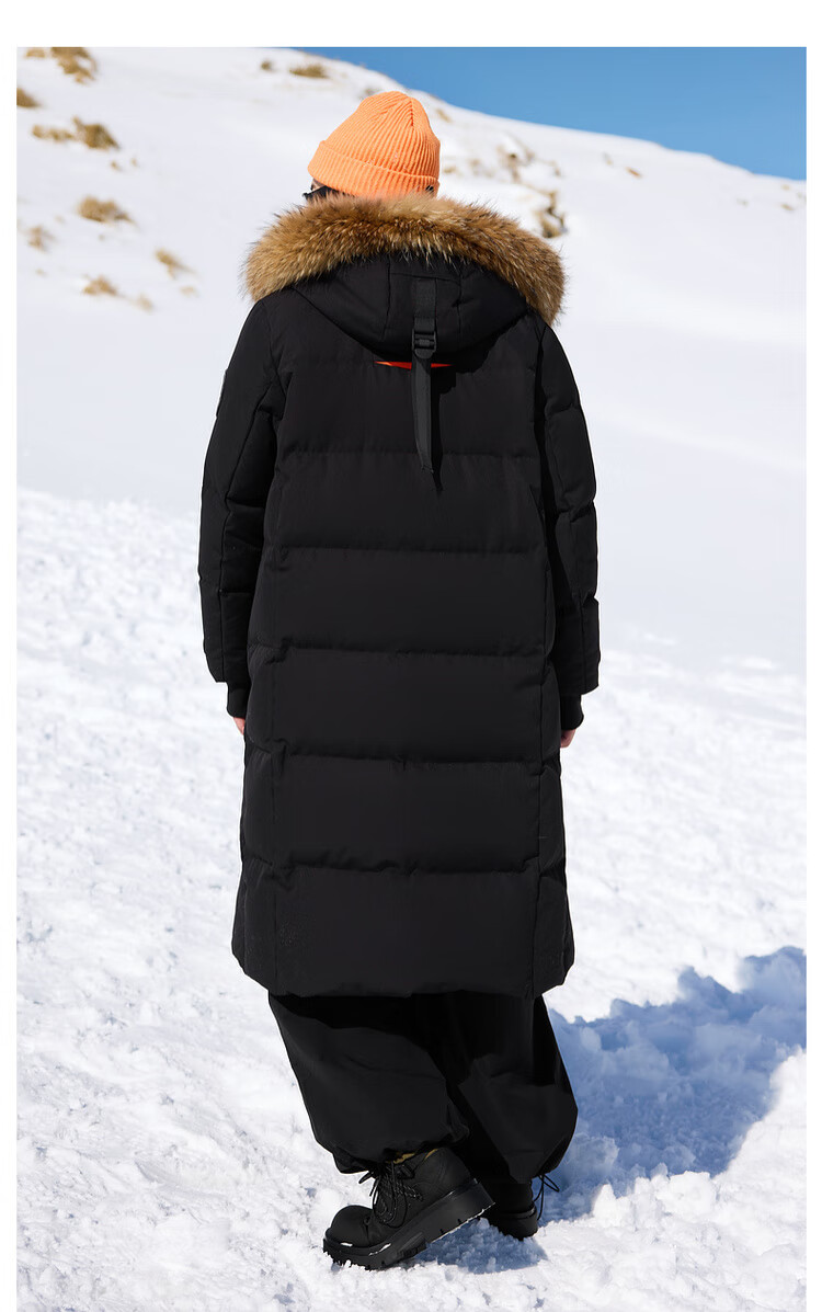 Snow Flying Unisex Long Thickened Down Jacket Extreme Cold Warm Fashion Outdoor Sports 12