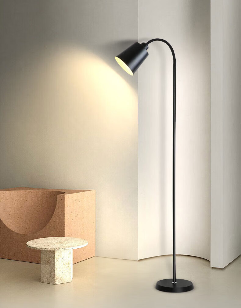 Bolanger Floor Lamp, Study Eye Protection Desk Lamp, Creative Living Room Lamp, Modern Minimalist Bedroom Bedside Lamp, Popular Study Room Standing Lamp Fixture 4
