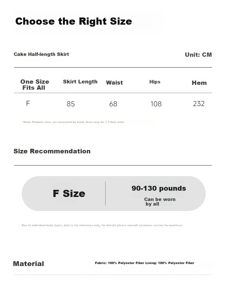 Baleno Cake Midi Skirt for Women, Summer High-Waisted, Slimming, White A-Line Skirt with Inner Lining, Korean-Style Elegant And Gentle Fairy Princess Dress 3