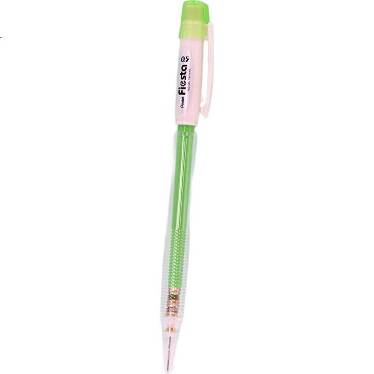 Механический карандаш Pentel AX105W, 0.5 мм, зеленый, для студентов, с ластиком