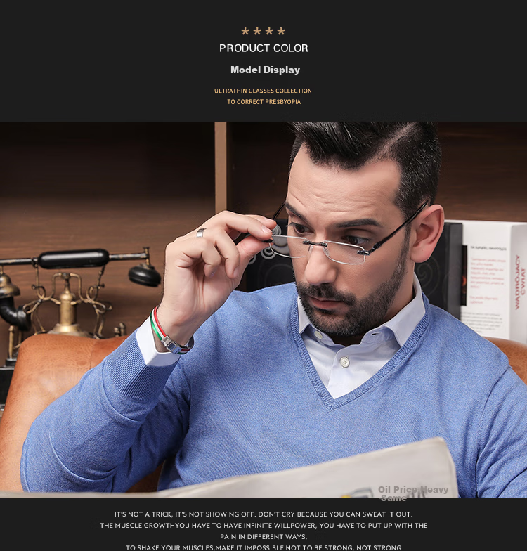 NANNINI Italian High-End Imported Folding Reading Glasses FM, Master-Level Manufacturing Ultra-Thin One-Handed Folding Reading Glasses 9