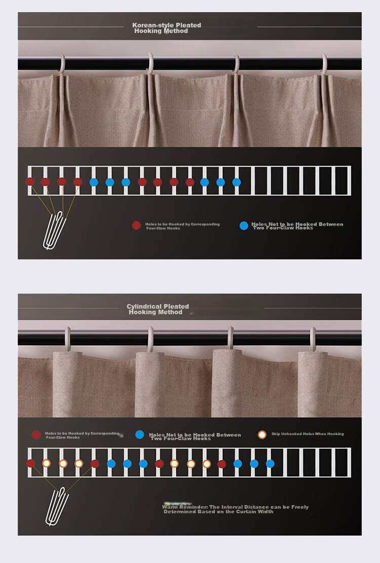 Ali Cotton Linen Cream-Colored Curtains, Japanese Style for Living Room And Bedroom, High Light-Blocking, Heat-Insulating, Sun-Protective, with Hooks, Width 2.0 Meters * Height 2.2 Meters 26