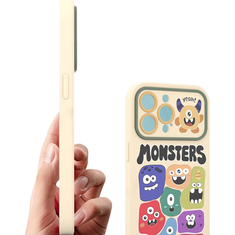 Чехол для Apple iPhone 15 Pro Max ZiTai "Monster Party", противоударный, из ТПУ, с рисунком