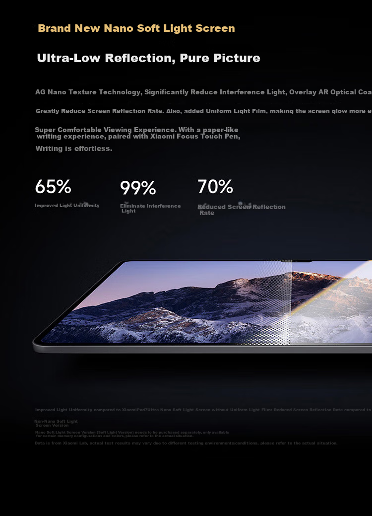 MI Pad 7 Ultra [Subsidy], 14-Inch 3.2K OLED Screen, Xuanjiao O1, 12+256GB, Black 5