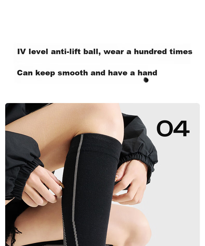 JKN Professional Sports Compression Socks [Shock-Absorbing Pressure Distribution] Airplane Socks Slimming Calf Socks for Hiking, Tennis, Running And Fitness 14