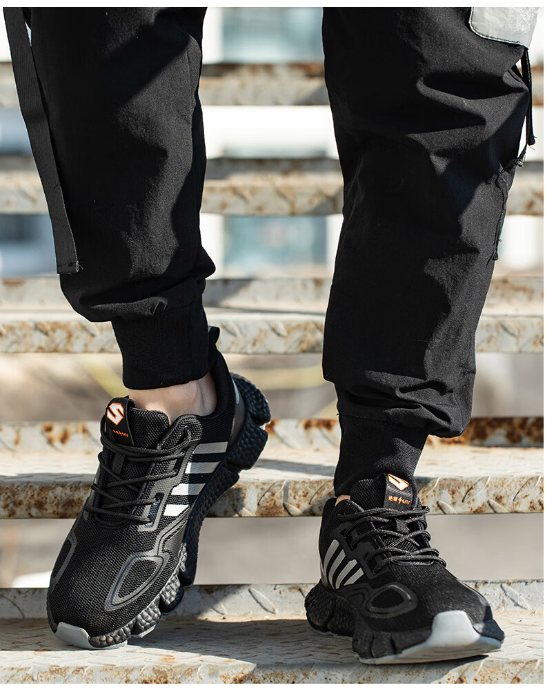 Xingbao Labor Protection Shoes Model 008 Insulated Electrician Shoes 10KV High Voltage Resistant Anti-Smash Anti-Puncture Safety Shoes Wear-Resistant Non-Slip Breathable Worksite Shoes Size 41 6