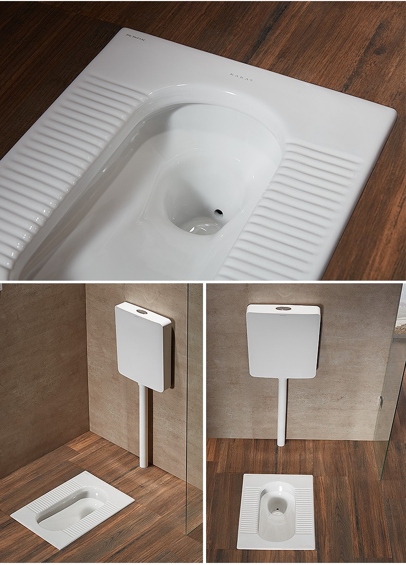 【卡丽31630t-wk】卡丽 (karat)蹲便器 科勒旗下品牌 卡丽后进前排水