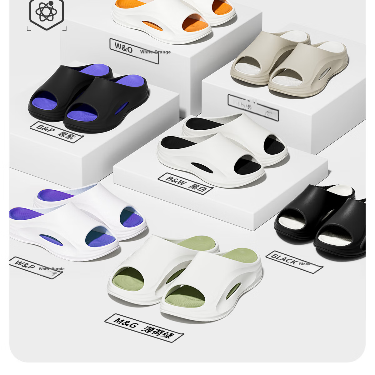 TZLDN Women's Sports Slippers, Summer 2025 New Style, Non-Slip EVA, Comfortable Couple Beach Sandals, Outdoor Wear Slippers for Wome 17
