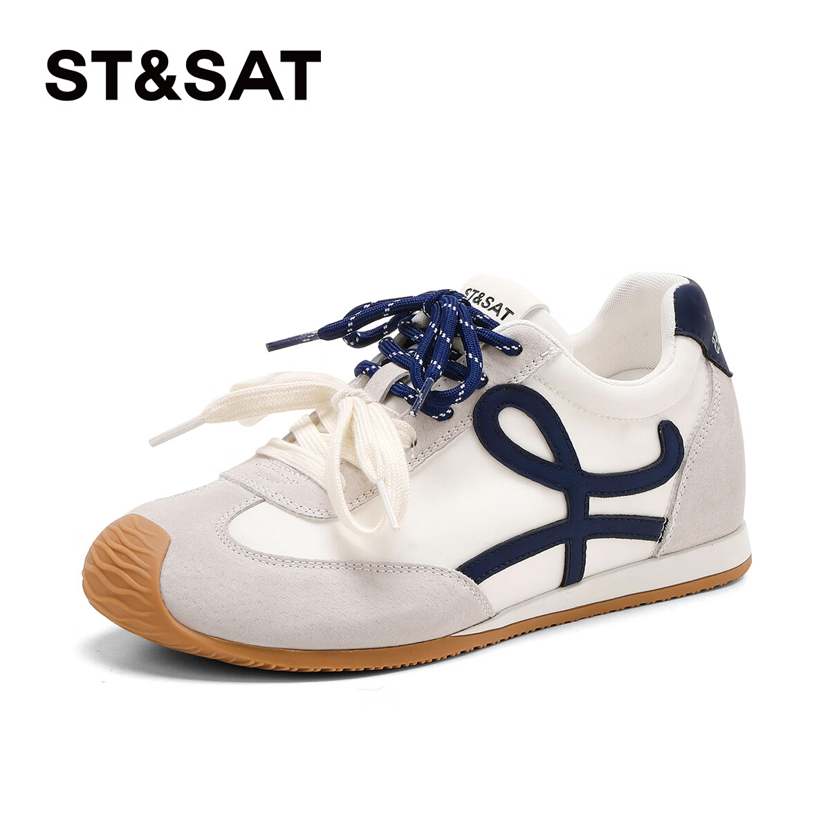 St&Sat Thick-Soled Training Shoes for Women, Summer 2026 New Style, Height-Increasing Soft Sole, Comfortable Classic Versatile Forrest Gump Casual Sneakers
