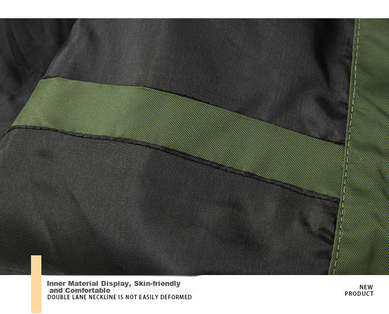 JEEP SPIRIT Men's Jacket, Spring And Autumn Outerwear, Simple And Stylish, Casual Comfortable Versatile Top, Light Army Green, XL 14